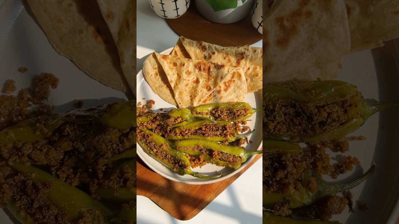 Rajasthani bharwa mirchi recipe #recipe #shorts