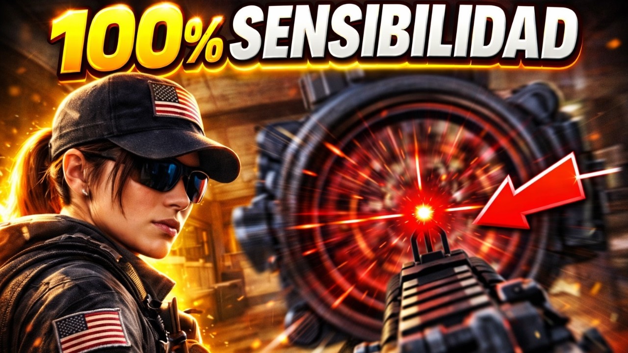 Probé la sensibilidad al 100% en Rainbow Six Siege…