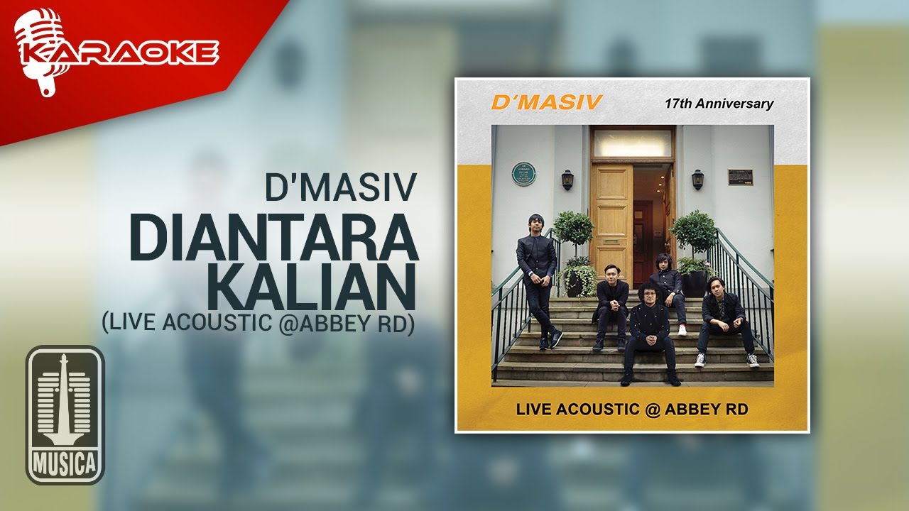D'MASIV - Diantara Kalian (Official Karaoke Video) | No Vocal - Female Version