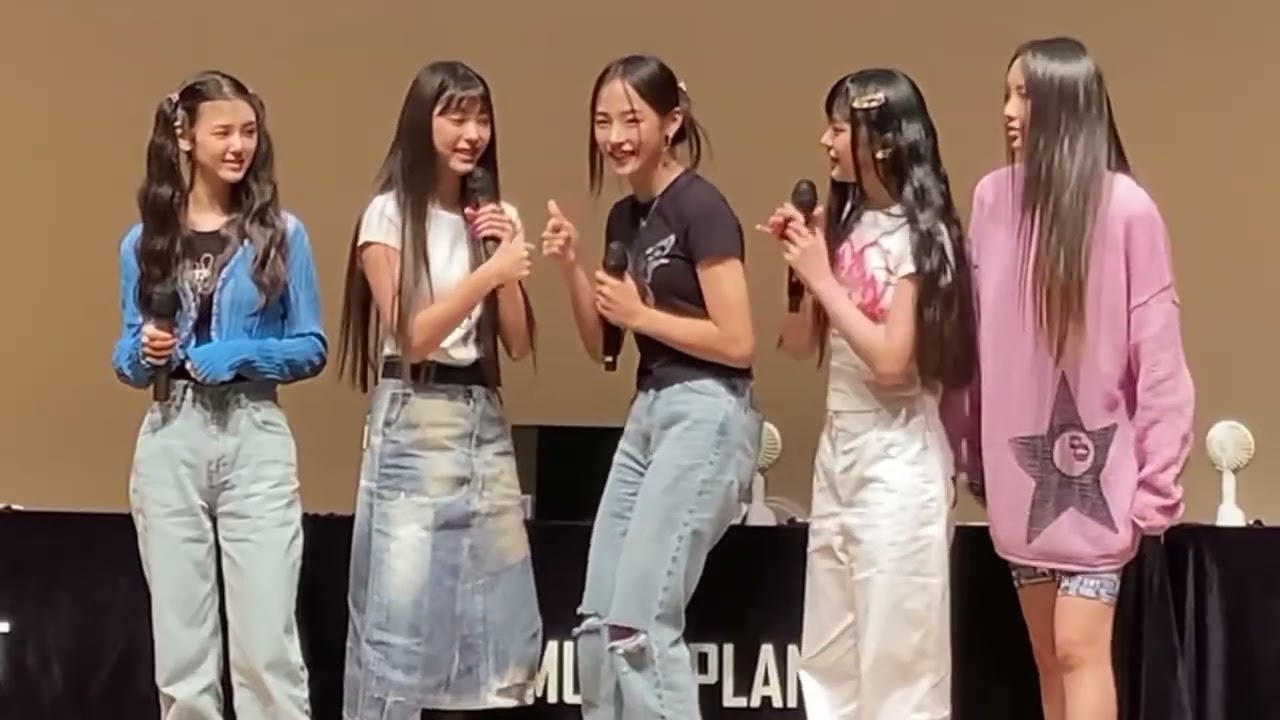 When a Fan asked NewJeans to hug each other