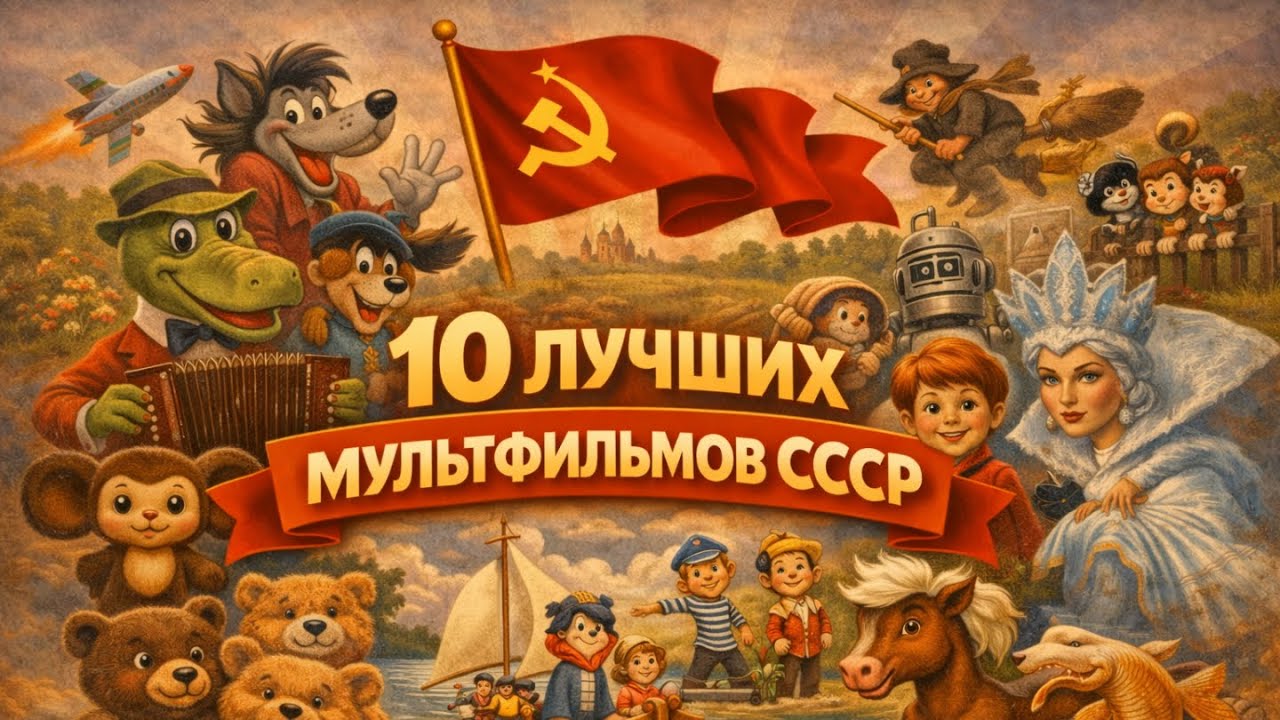Советское детство: 10 мультфильмов, которые сделали нас людьми.