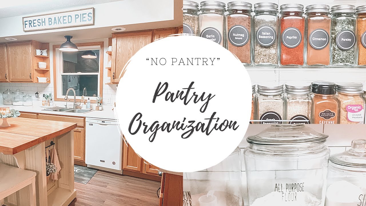 Kitchen Pantry Makeover | “No Pantry” Pantry Organization | Small Pantry Storage
