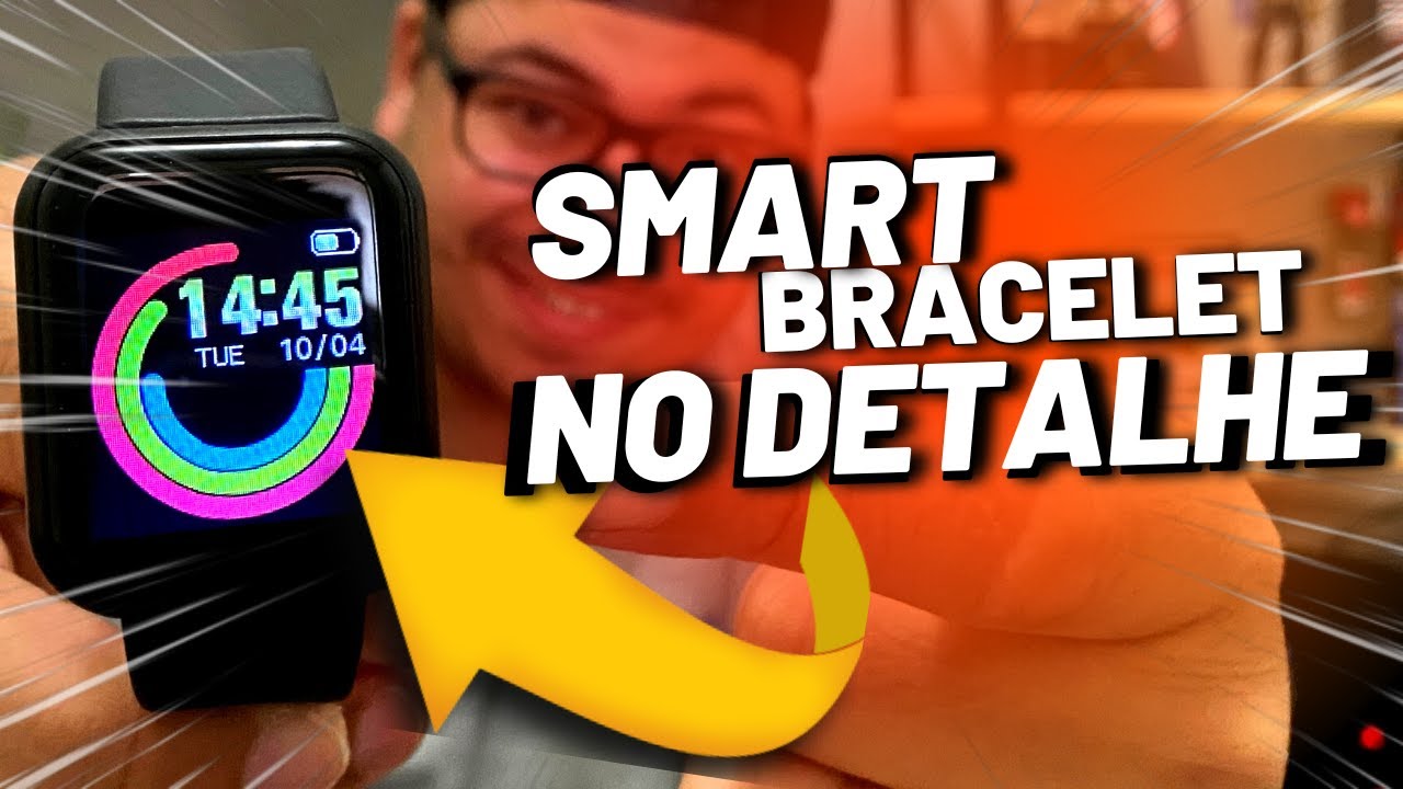 Como configurar o SMART BRACELET D20 Y68 ( smartwatch da CHINA ) Unboxing ativando notificações.