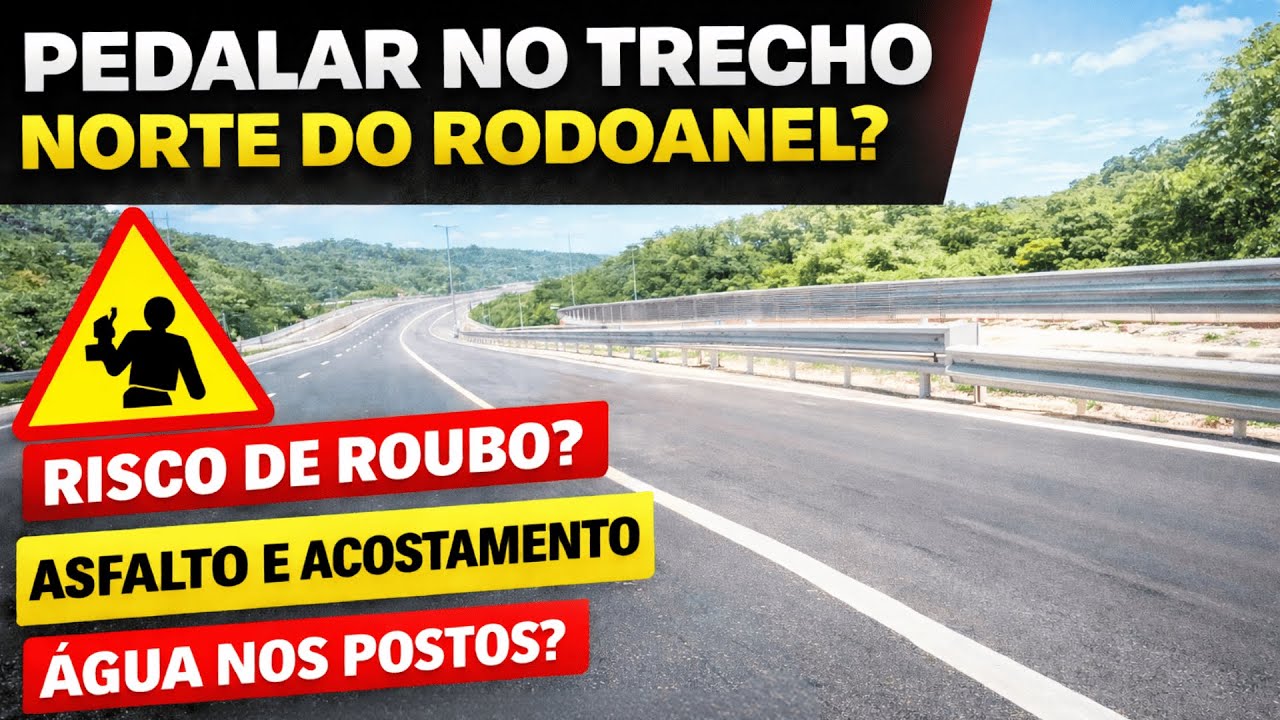 Pedalar no Trecho Norte do Rodoanel é Seguro Asfalto, Riscos e Água 🚴‍♂️
