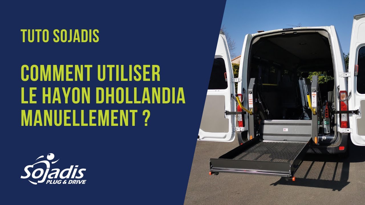 Comment utiliser le hayon Dhollandia manuellement ?