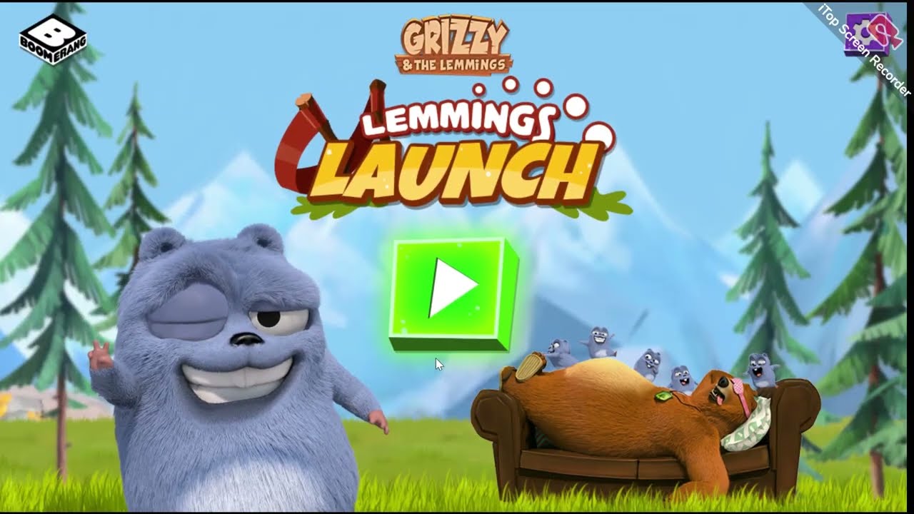 Grizzy & the Lemmings: Lemmings Launch (Level 1 - 20)
