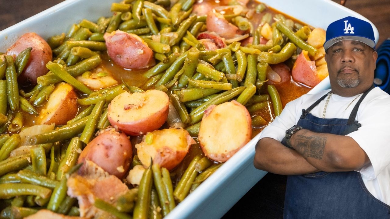 Down Home Southern Green Beans and Potatoes