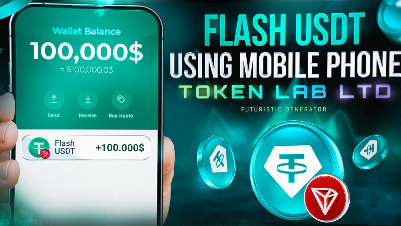 Flash USDT trc20 in 2026 from mobile phone