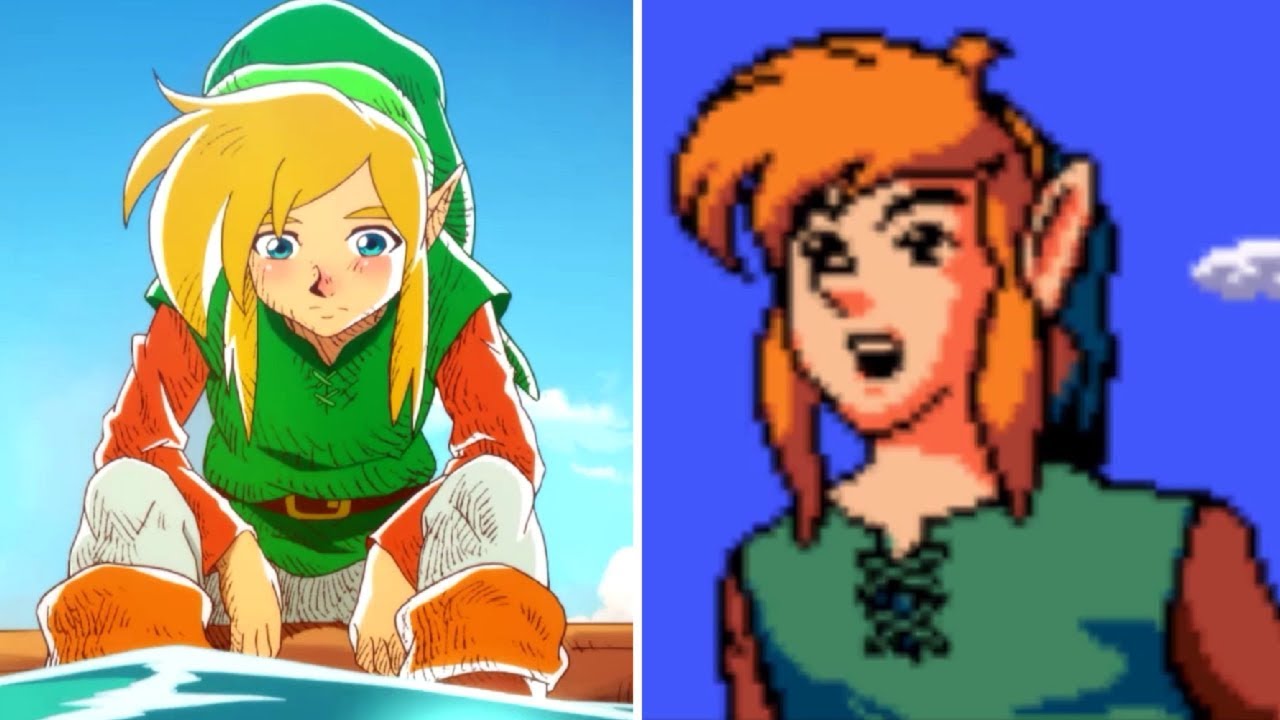 Zelda: Link's Awakening Final Boss & Ending Comparison (Switch vs Gameboy)