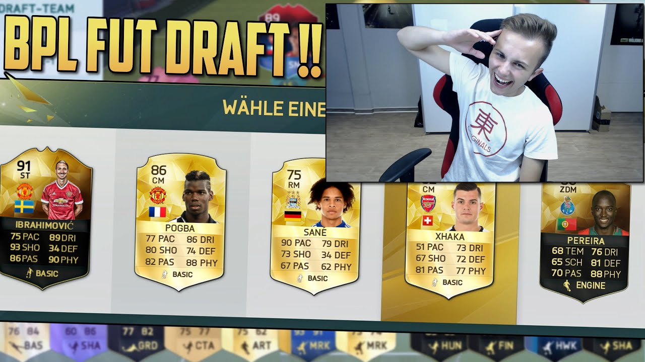 EPISCHES BPL COMEBACK FUT DRAFT !! | FIFA 16 Barclays Premier League Fut Draft (Deutsch)