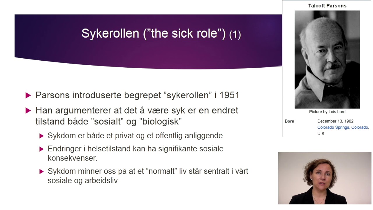 Definisjoner sykdomsbegrep
