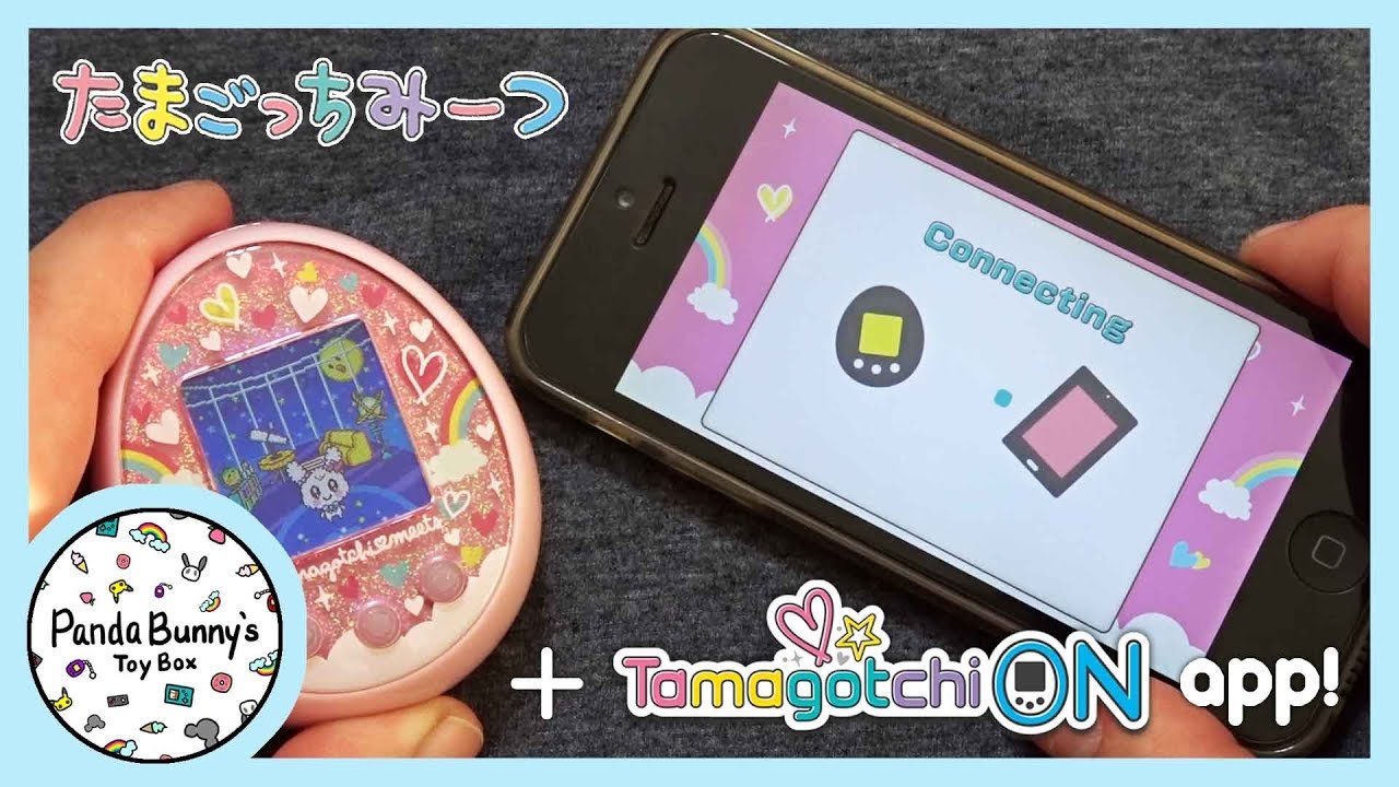 Connecting My Tamagotchi MEETS to the ON App! | PandaBunny