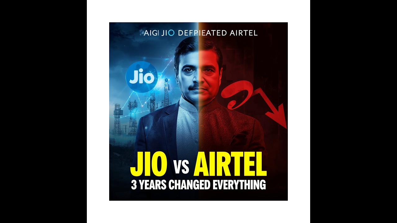 How Jio Changed India's Telecom Industry in Just 3 Years 📱