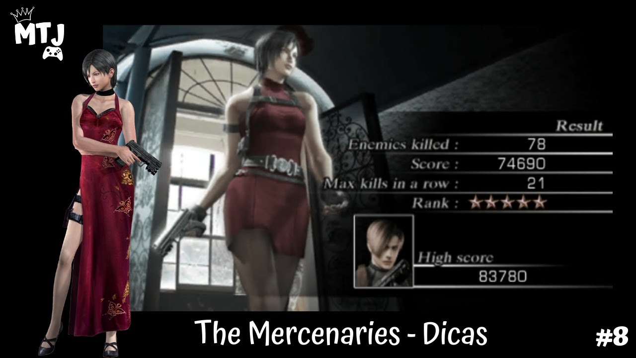 RESIDENT EVIL 4 - Dicas de THE MERCENARIES - Ada No QUARTO CENÁRIO #8