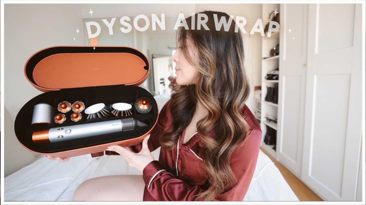 dyson airwrap hair tutorial + unboxing!