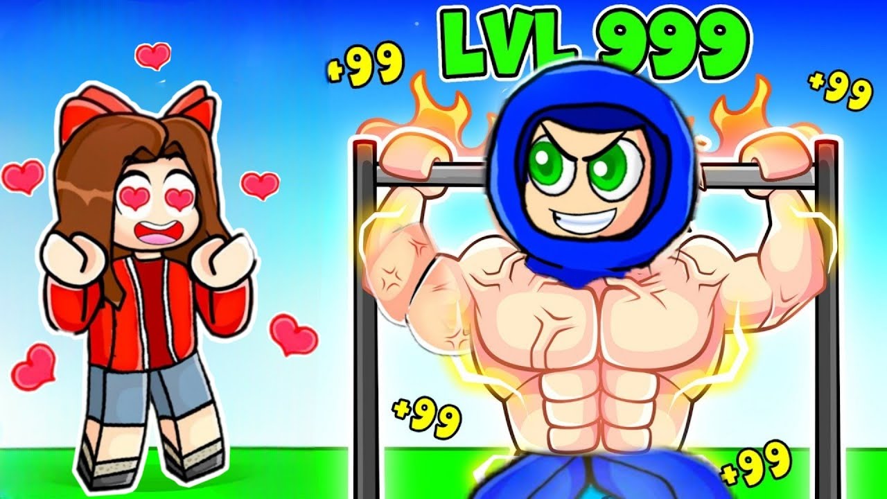 I Became Strongest in Pull Up Simulator Roblox
