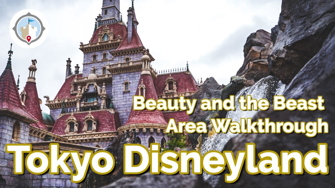 Tokyo Disneyland Beauty and the Beast AREA WALKTHROUGH | DAY & NIGHT