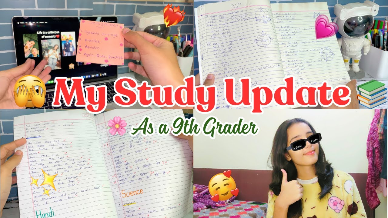 My Study Update As a 9th Grader | My Daily Routine, Goals & Motivation | Study With Me