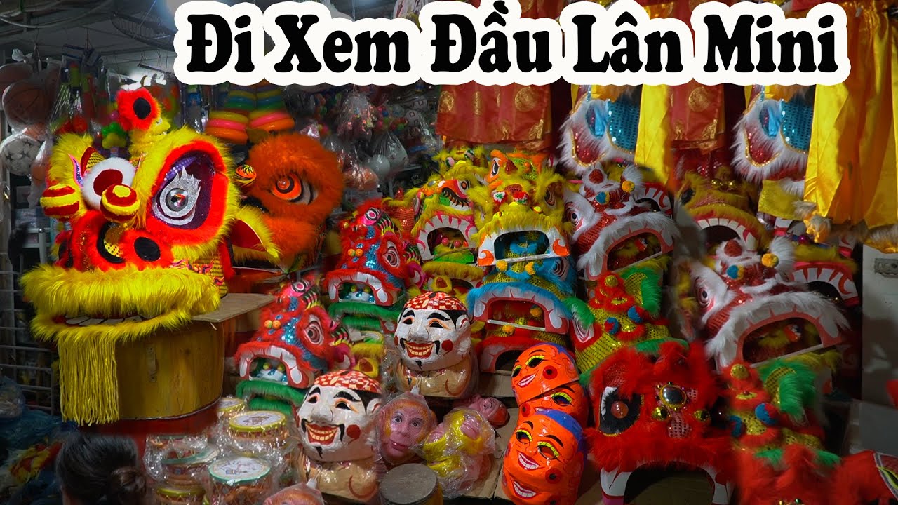 Xem Mua Đầu Múa Lân Mini Giá Rẻ chơi Múa Lân Trung Thu tại Hội An 2020