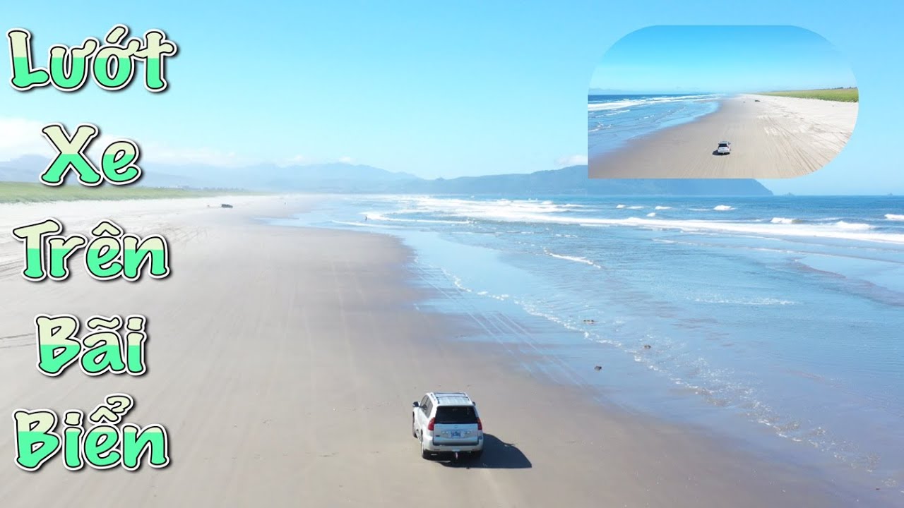 Lướt Xe Trên Bãi Biển Oregon-Bãi Biển Siêu Đẹp- Longest Beach in Warrenton-Oregon Beach-Vl213
