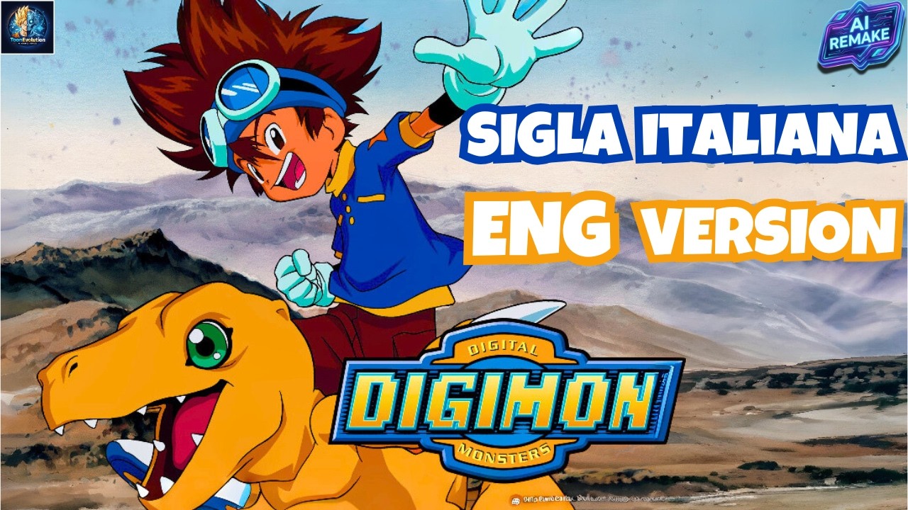 Digimon Adventure &ndash; Italian Opening in English | AI Cover
