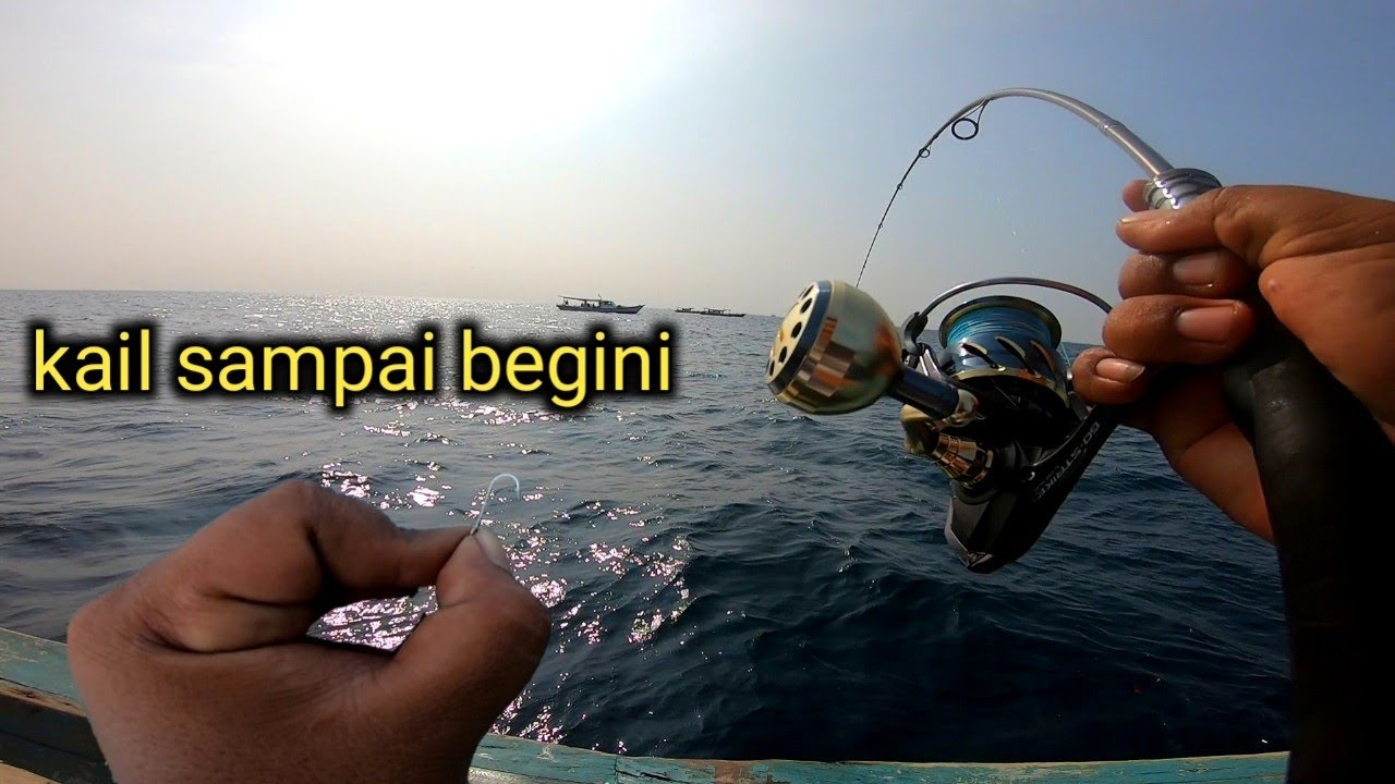 niat mancing baronang malah di sambar ikan besar!! tanjung lesung