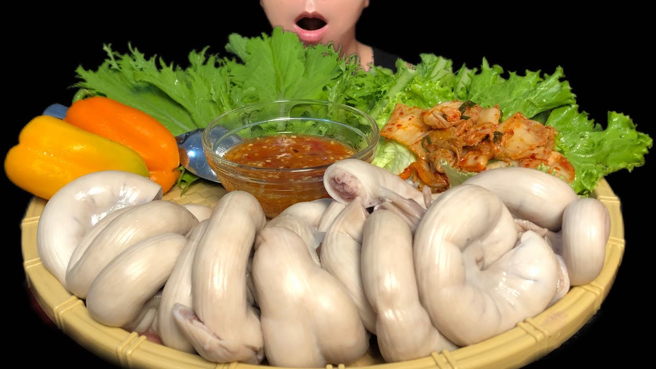 ASMR MUKBANG/eat pork sausage #food #asmr #mukbang #foodie #cooking