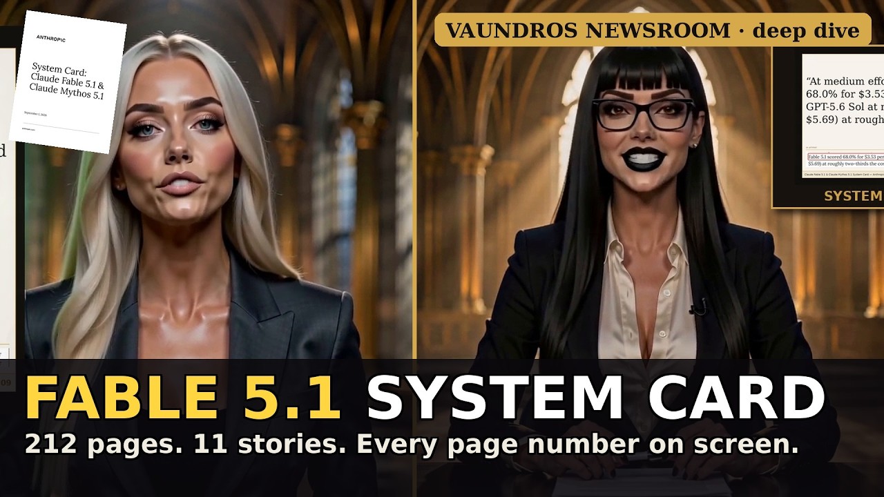 Claude Fable 5.1 System Card: 11 Things Anthropic Actually Wrote Down (Vaundros Newsroom deep dive)