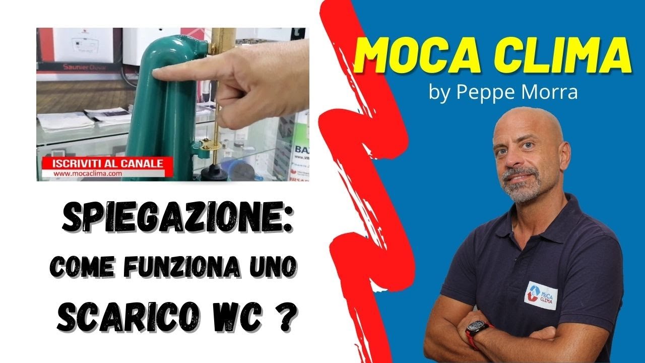 Come funziona un sifone sciacquone scarico wc ? della marca Catis