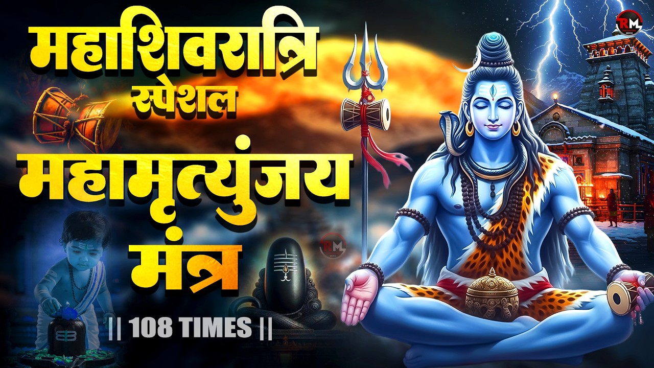 Mahashivratri Special Powerful Mahamrityunjaya Mantra 108 Times | Mahashivratri Special Shiva Bhajan