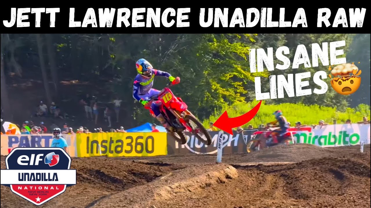 He is NOT HUMAN! Jett Lawrence Wraps Up 450 Motocross Championship at Unadilla (1 Round EARLY!) 
