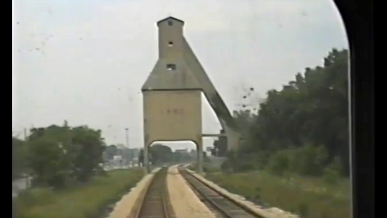 Amtrak 351  ride - Jackson MI to Chicago - July 17 1991