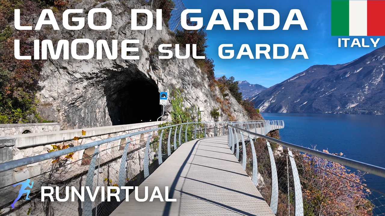 Running in Italy: Limone sul Garda (Village, Lakeside Boardwalk and Rock Walls)