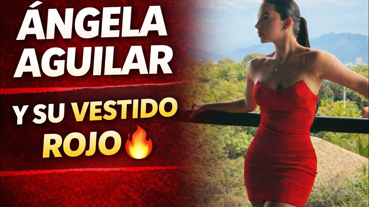 Ángela Aguilar en Puerto Vallarta 🔥 El vestido rojo, el “mía, te amo” de Nodal y la polémica