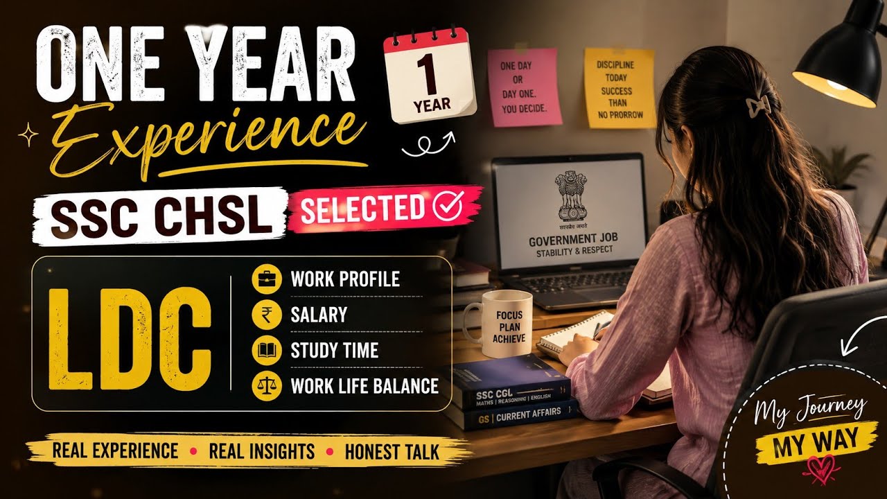 SSC CHSL LDC 1 Year Experience 🤩 | LDC Salary, Work Profile 🤑