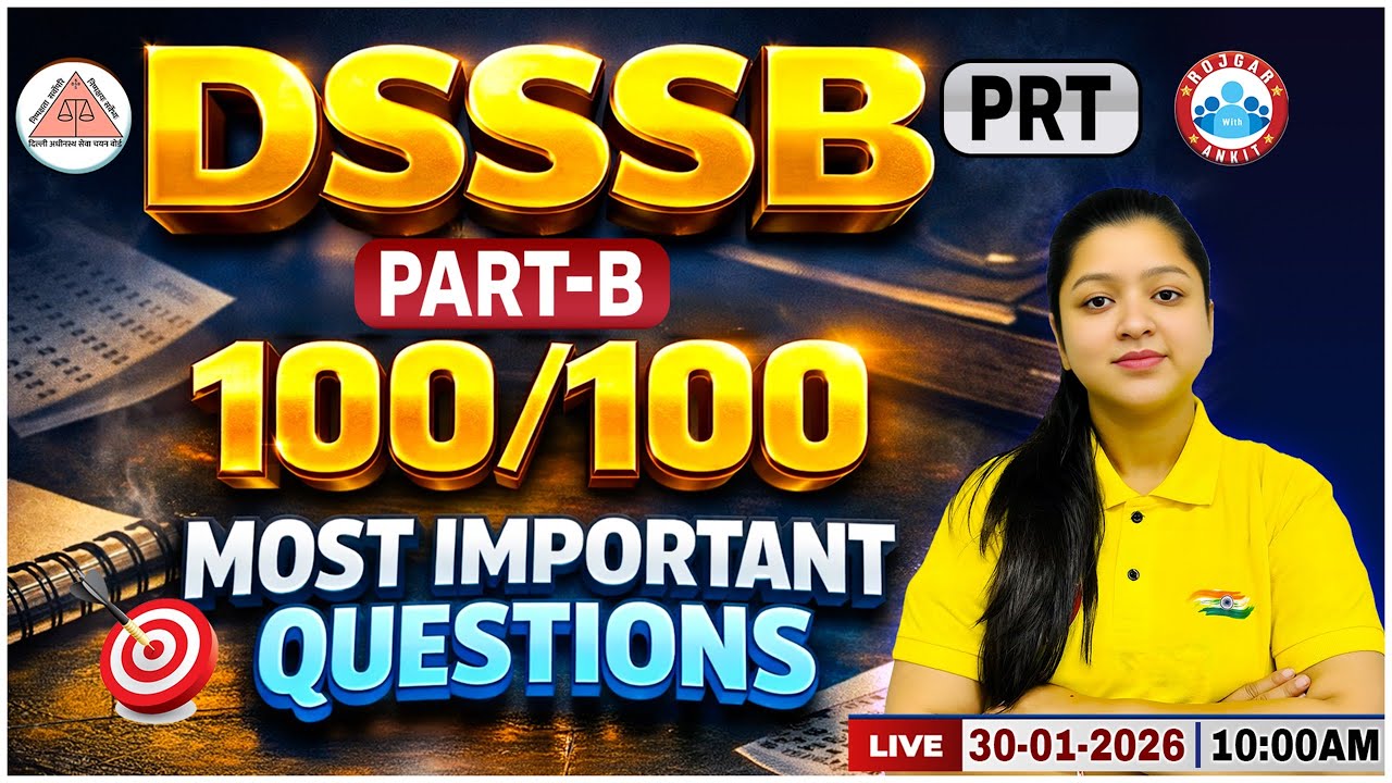 DSSSB PRT Teaching Methodology Classes | DSSSB PRT Most Important Questions By Kanika Mam