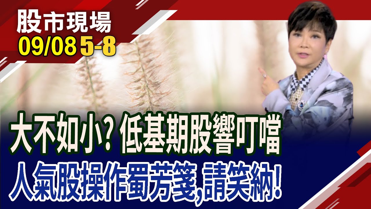 華晶科布局無人機 獲AS9100認證 股價爆量換手後再攻?台積電嫡子,CPO股點火 采鈺衝鋒扛大旗?｜20250908(第5/8段)股市現場*鄭明娟(李蜀芳)