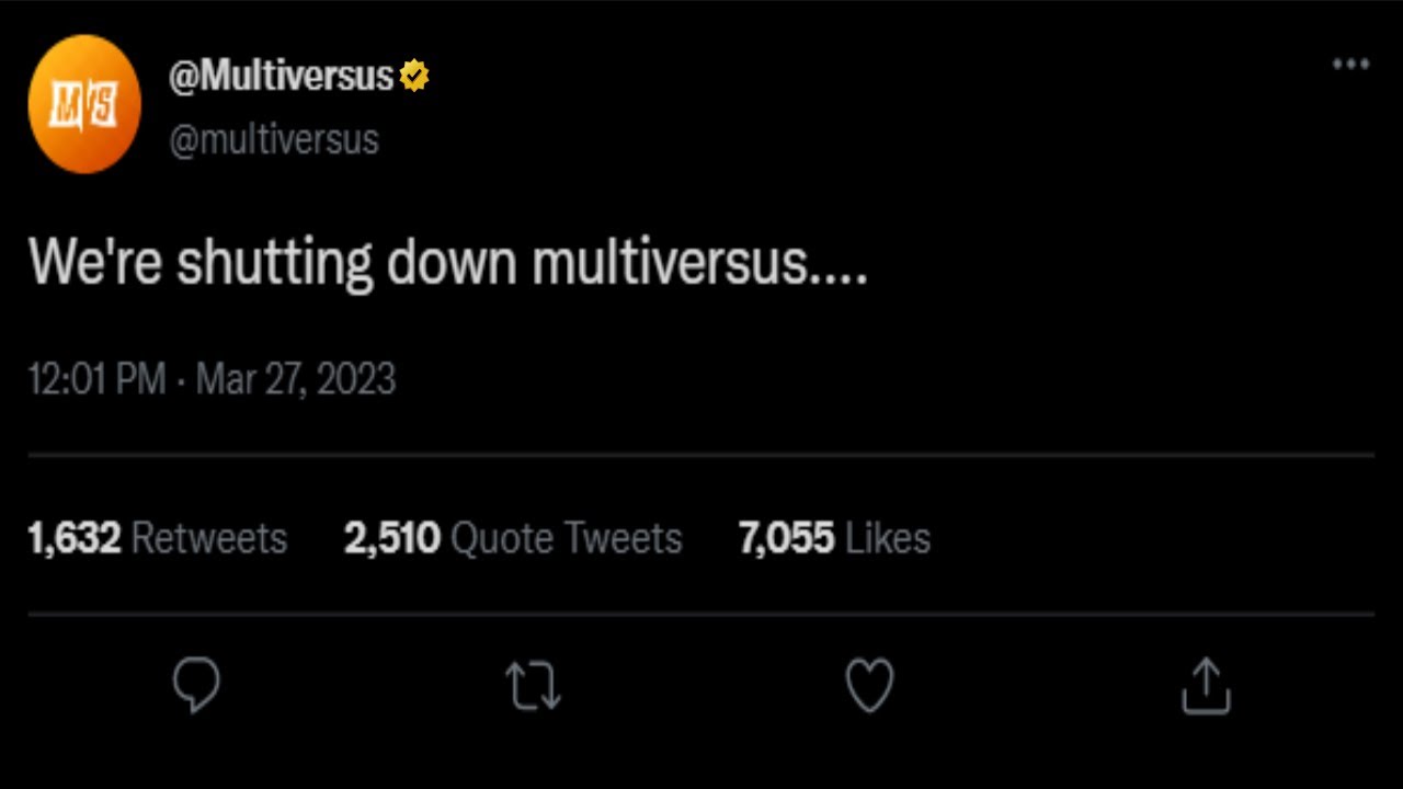 Multiversus is shutting down.... Here's why