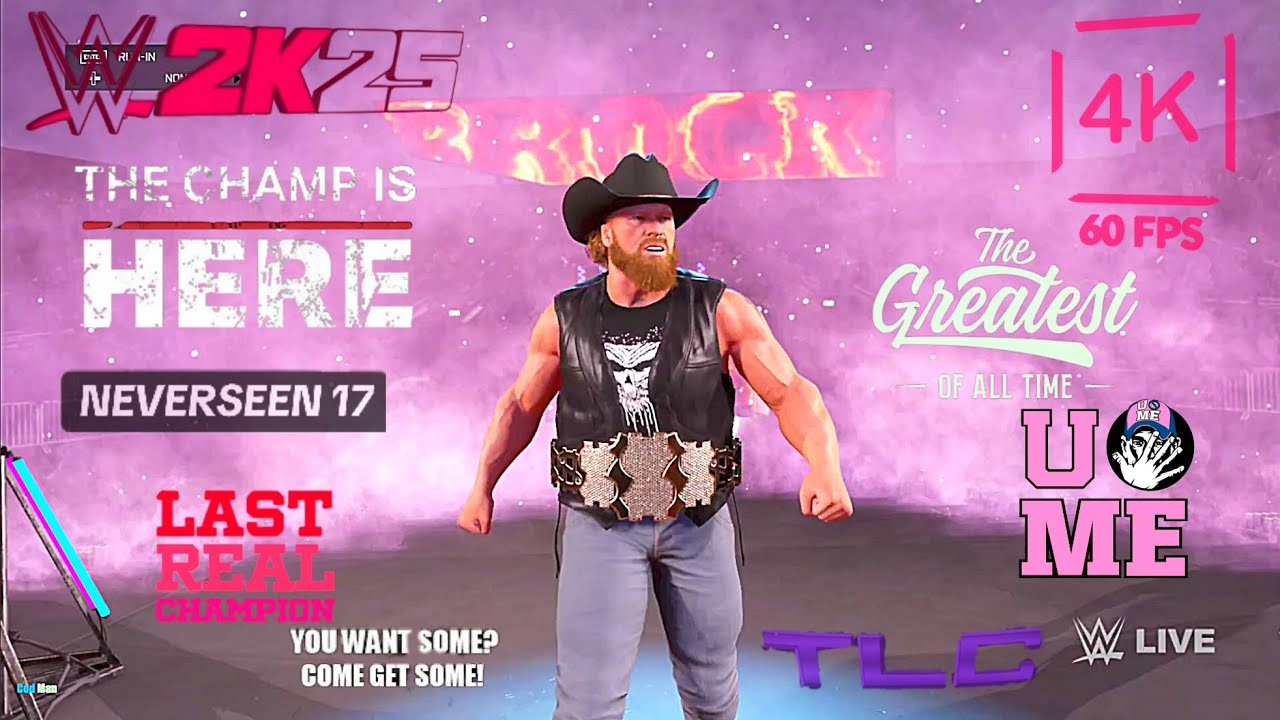 John Cena vs Brock Lesnar |TLC | Wwe 2k25 | 4k60Fps|⭐⭐⭐⭐⭐