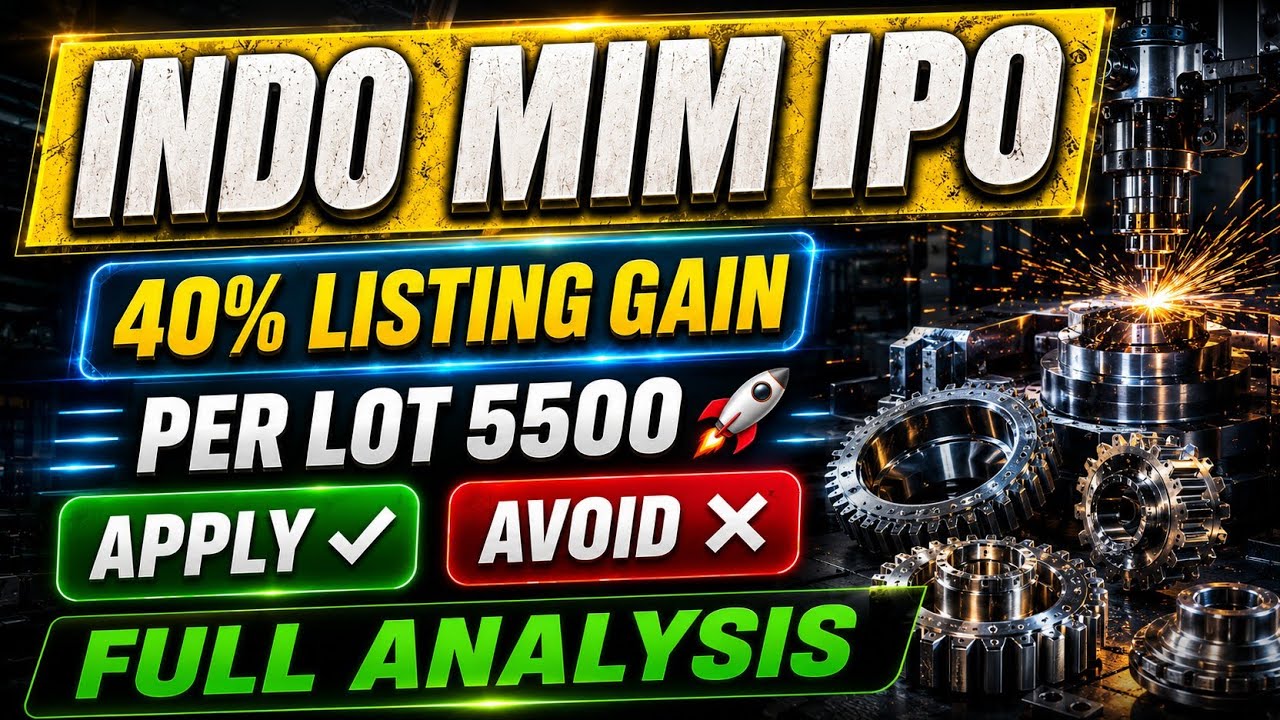 INDO MIM IPO FINAL DECISION | Apply or Avoid | Near 40% GMP| Full Analysis| #iporeview #nifty50