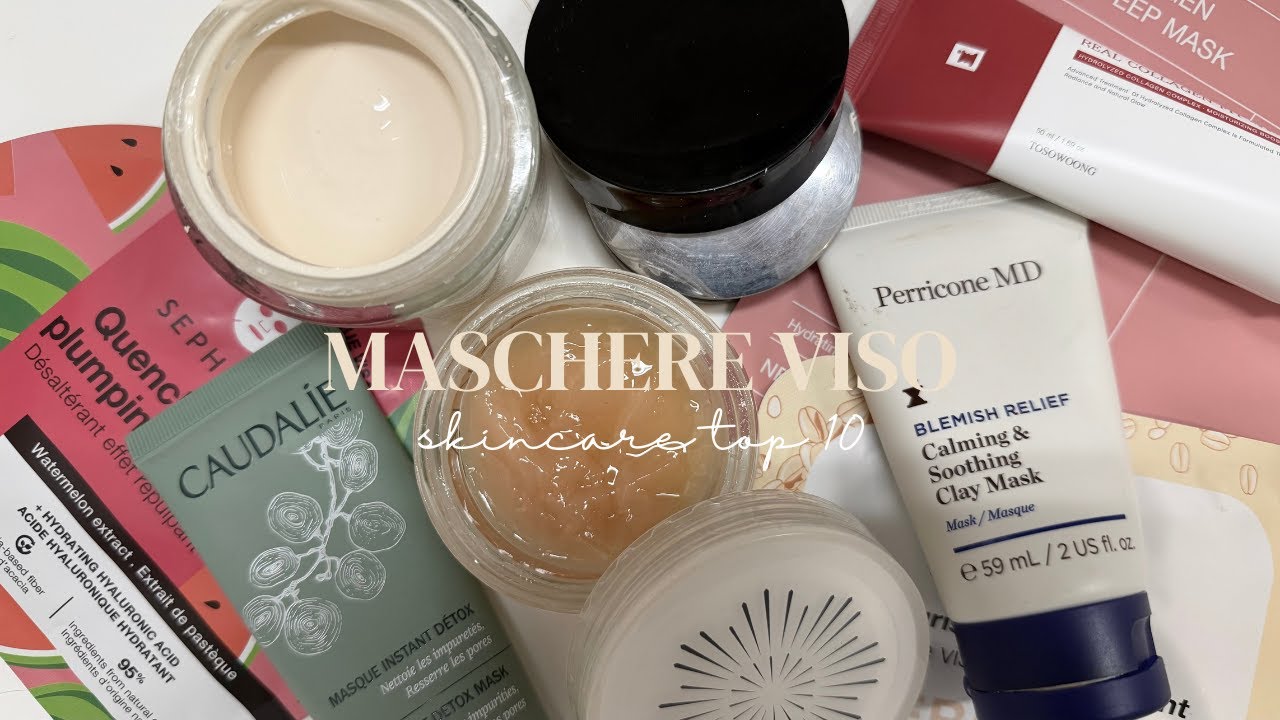 SKINCARE TOP 10 | Maschere viso in crema e tessuto | My Beauty Fair