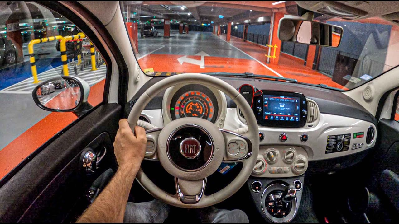 2020 Fiat 500 II Night | POV Test Drive #593 Joe Black