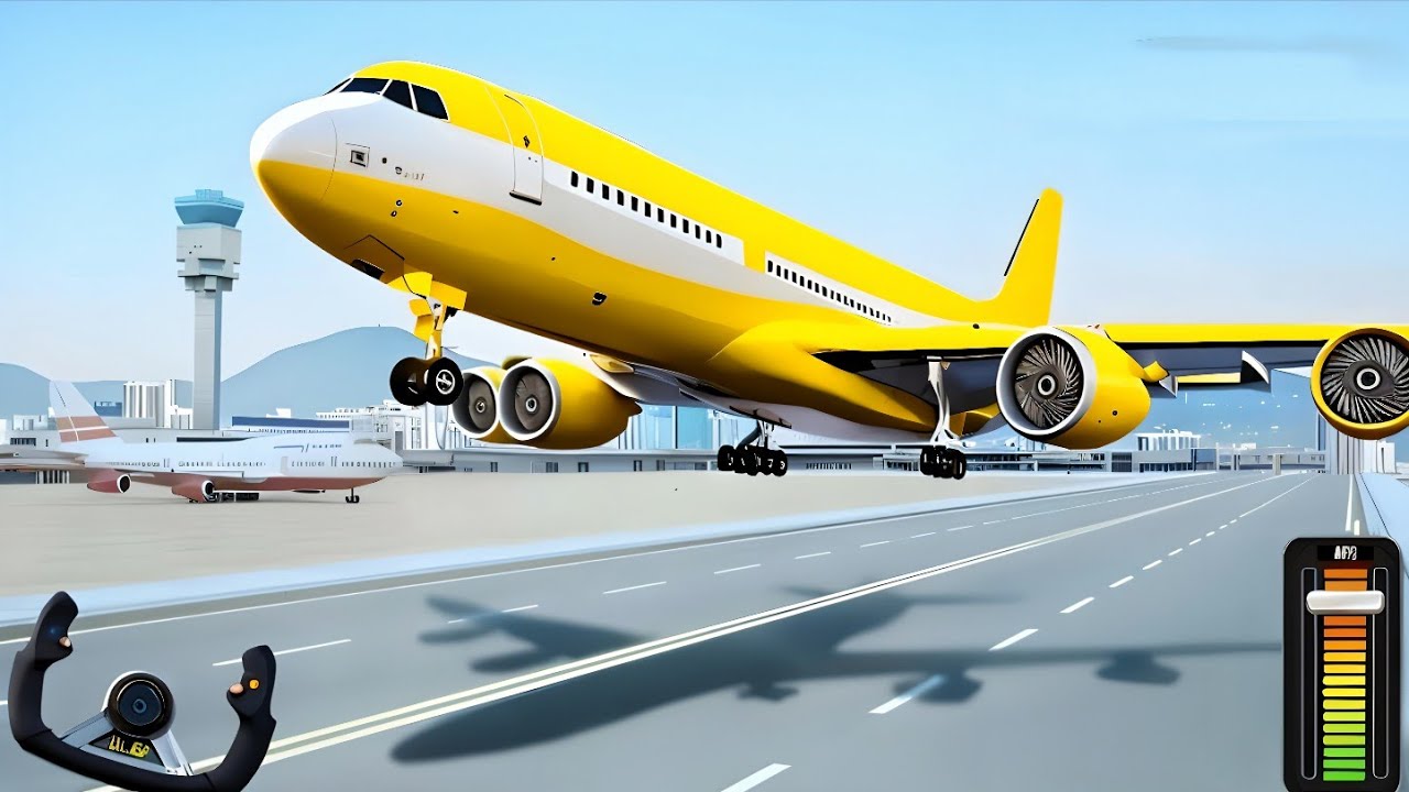 Flight Airplane City Pilot Simulator - Plane Boeing Emergency Landing - Android Gameplay