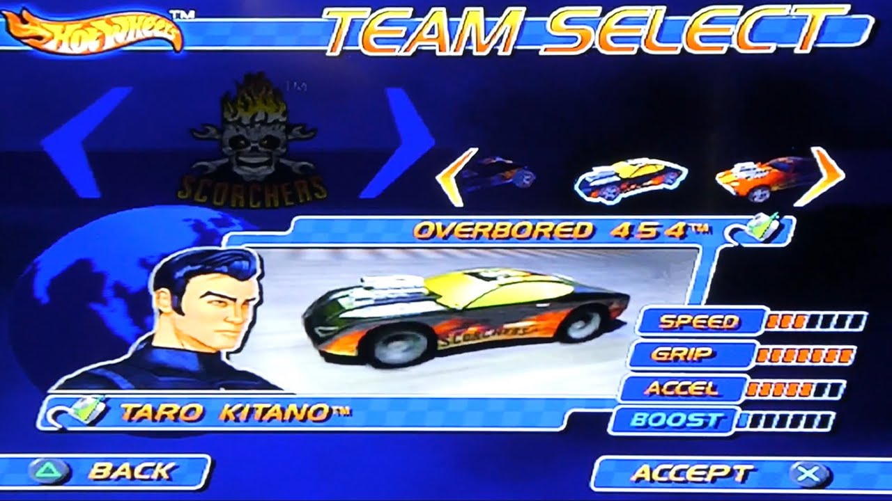 Swapped Music Hot Wheels World Race (PS2) - All Cars And Tracks