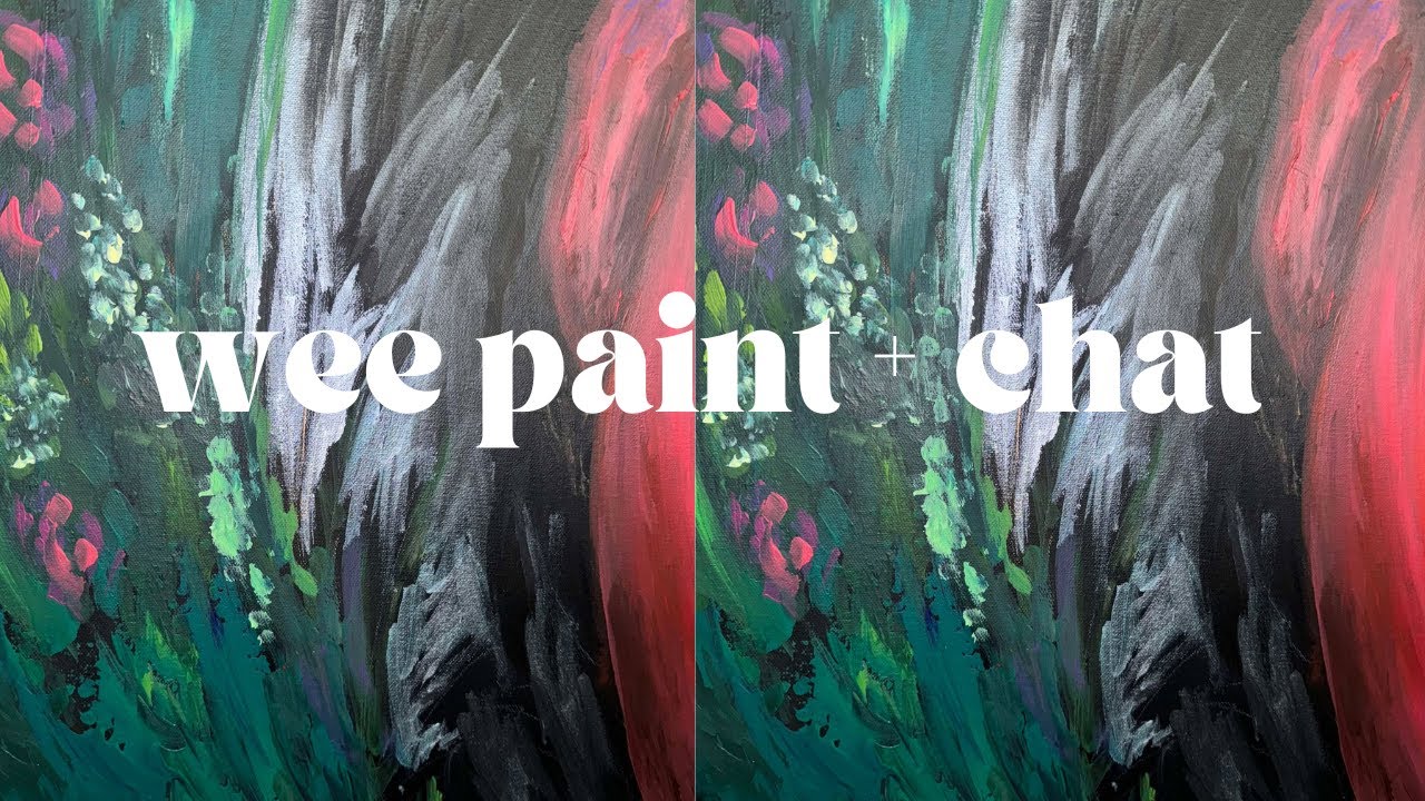 Chat and paint with me 🖤 / saying toodaloooo to perfection