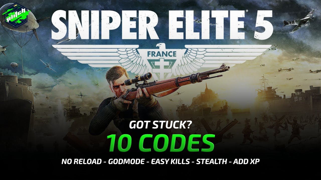 SNIPER ELITE 5 Cheats: No Reload, Godmode, Unlimited Lung Air, ... | Trainer by PLITCH