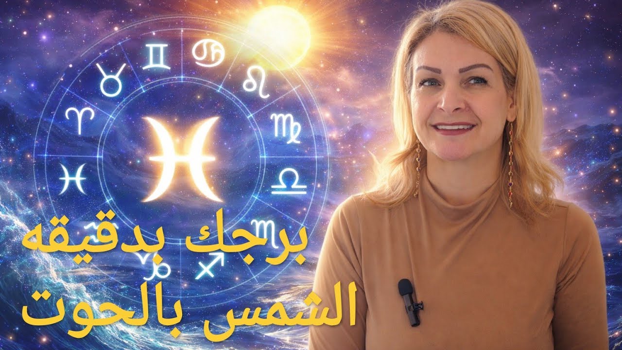 برجك بدقيقه وتاثير الشمس عليك في برج الحوت 
