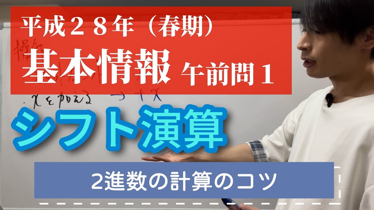 【過去問】基本情報技術者試験(午前問1)平成28年春期