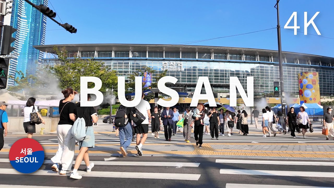 Walk around Busan Station, Korea 4K / 부산역 산책 l 차이나타운 l 텍사스거리