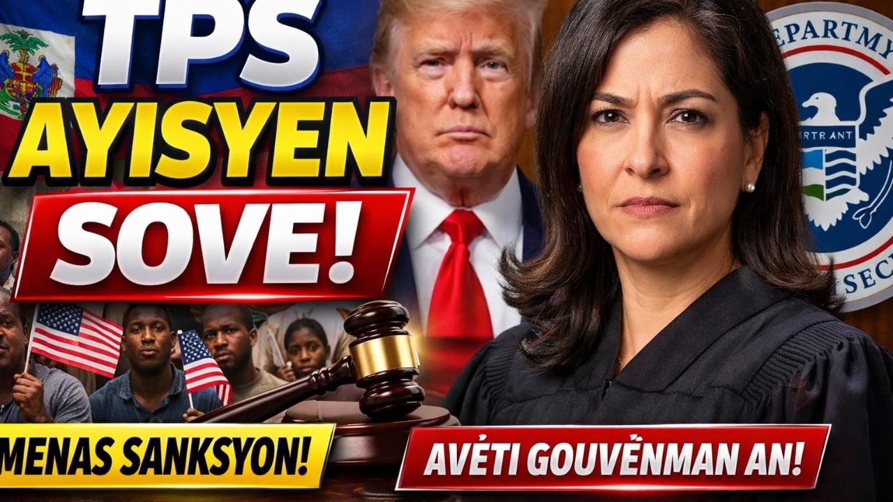 TPS Ayisyen Sove! Jij Ana Reyes Avèti Gouvènman an ak Gwo Sanksyon